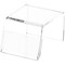 Plymor Clear Acrylic Sign-Holder Display Riser, 1.25" H x 1.75" W x 2.25" D (3/32" thick) (1" x 1.75" Sign)